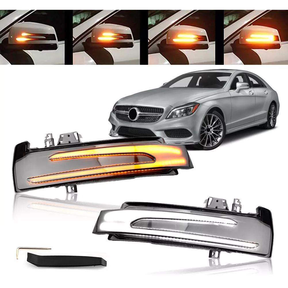2Pcs LED Mirror Turn Signal Light Waterproof Side Mirror Indicator Lamp Exterior Mirror Turn Signal Lamp Car Accessories