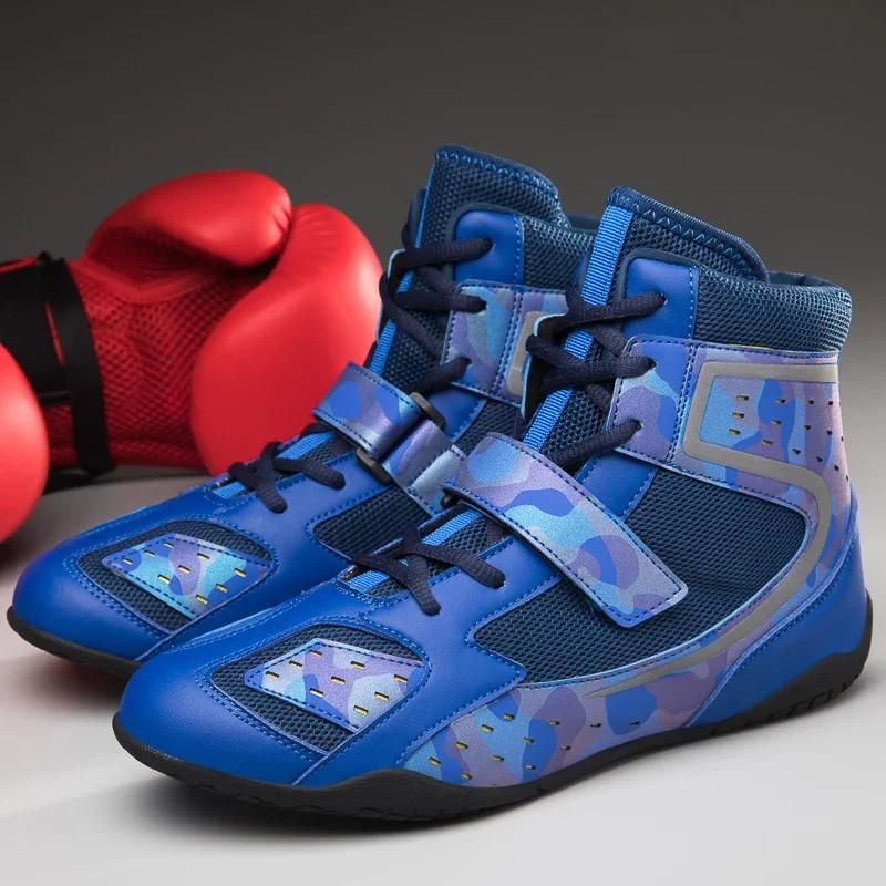 New Men Wrestling Shoes Women Wrestling Sneakers  Boxing Footwears Anti Slip Gym Shoes