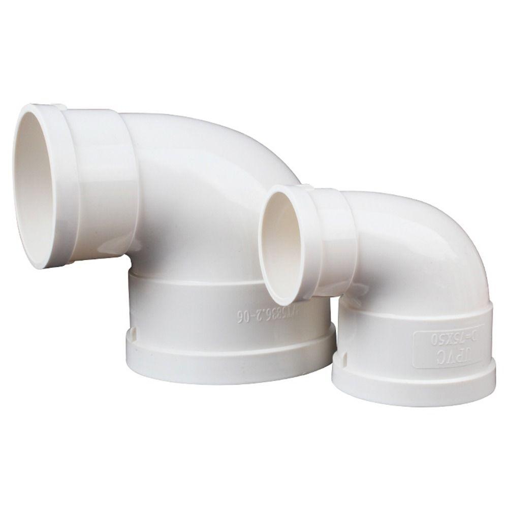 Złączka redukcyjna PVC Biały Kolano 90 stopni Nowa złączka do rur Złączka redukcyjna Budowa półki DIY
