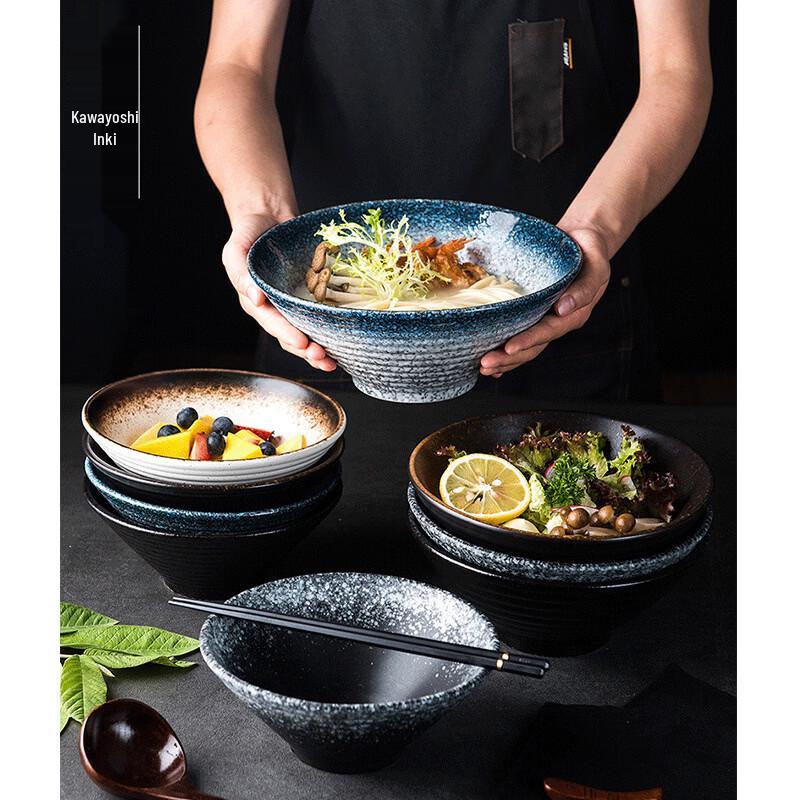 Ruhan Japanese Style Ceramic Noodle & Soup Bowl