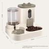 Automatic Cat Dog Feeder with Integrated Food & Water Bowl