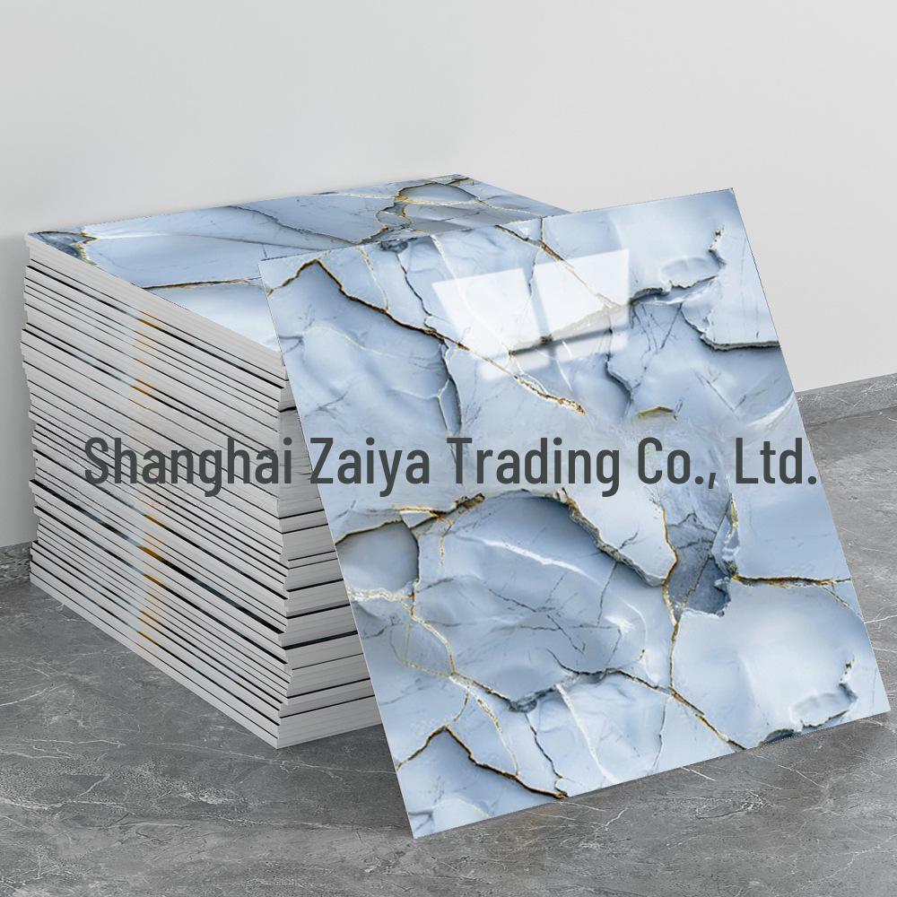 Fliesenimitat 3D Wandaufkleber: Selbstklebende Aluminium-Kunststoff-Paneele für Badezimmer- und Küchenrenovierung.