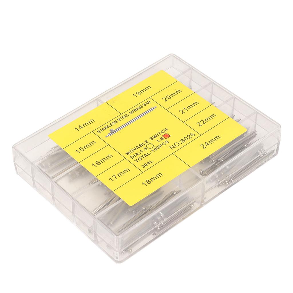 Watch Band Pins Professional Quick Release Stainless Steel Watch Band Spring Bars for Watch Repair