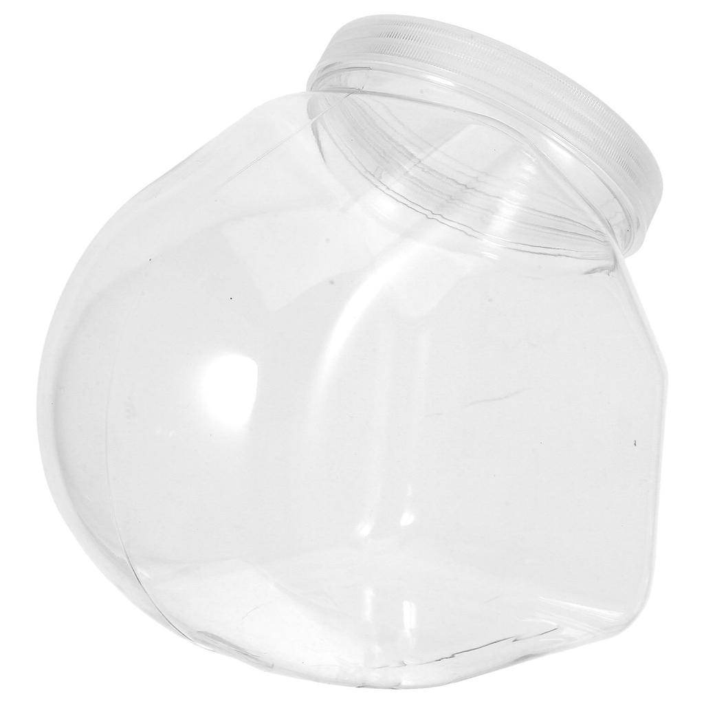Wide Mouth Plastic Bottle Clear Reusable 2000Ml Food Grade Storage Container Transparent Liquid Storage Sealed Bottle with