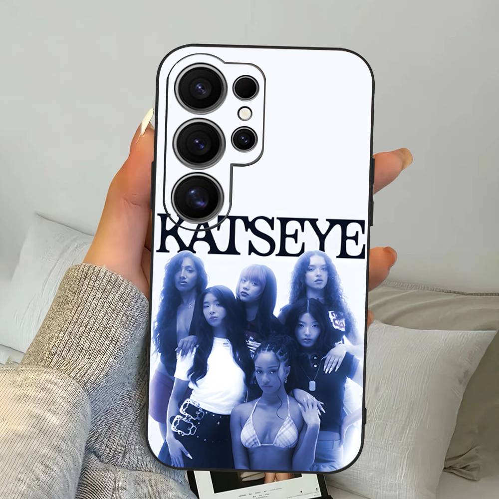 K-KATSEYE Music Phone Case For Samsung S 24 Fe 25 Ultra Plus 20 Lite 21 30 22 23 24 22 Ultra 5G Fundas