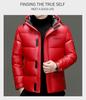 2025 Men's Winter Thickened Stand Collar White Duck Down Jacket