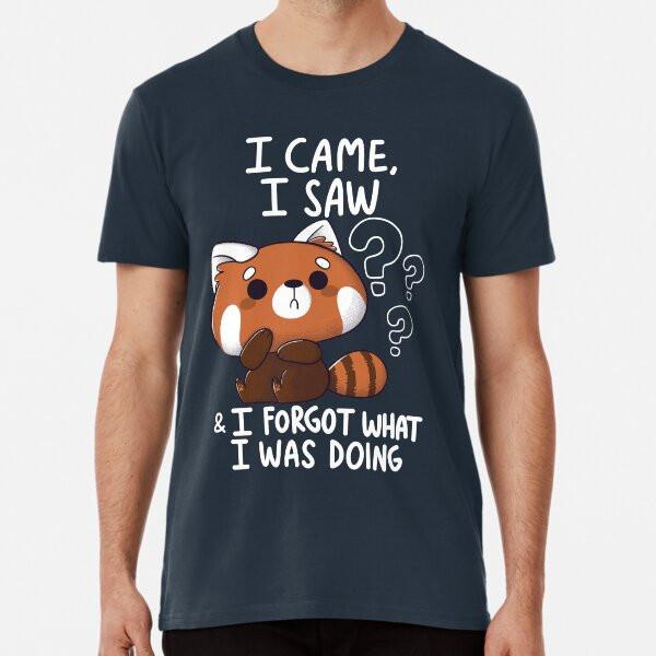 

Forgetful Red Panda T-Shirt S-5XL Best T-Shirt 3XL
