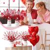 Artificial Flowers Handmade Valentine's Plastic Love Combination Outdoor Arch Wedding Bridal Bouquet Home Room Diy Gifts Hotsale