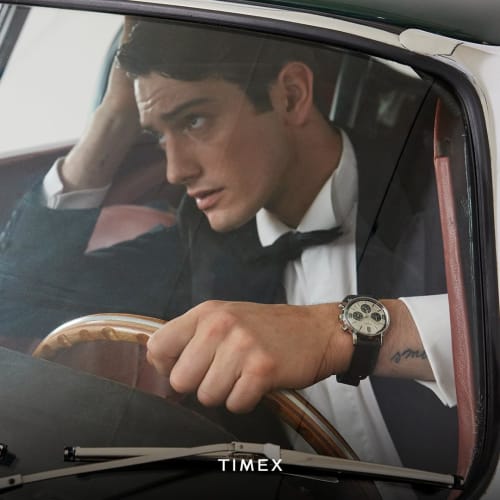 Timex Men's Marlin 40mm Watch, Black/Silver-Tone/Stainless Steel. One Size, Marlin 40mm.