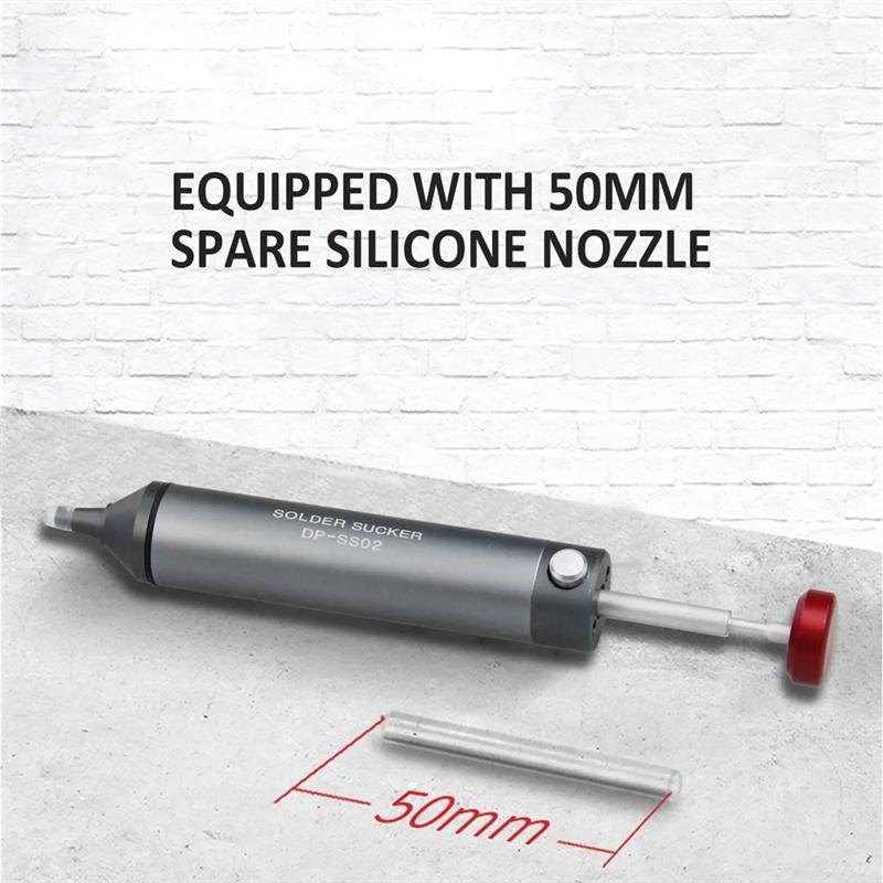 AD23-1Pcs Desoldering Pump SS-02 Profesional Welding Tools Desoldering Remover Tool SMT IC Pickup Remover Tool