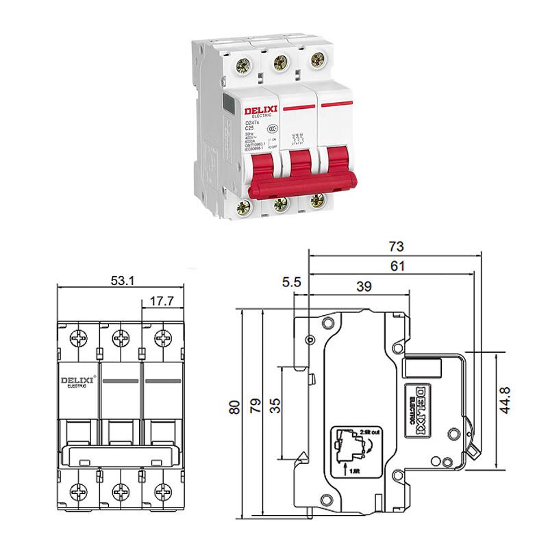 Delixi Miniature Circuit Breaker (MCB) DZ47SN Series