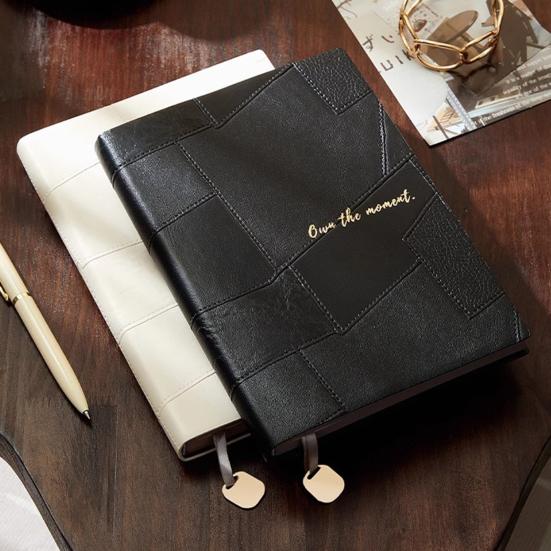 Suni Deri Kapaklı Defter Pürüzsüz Yazım Ofis Defteri Su Geçirmez Yazım Günlüğü Kişisel Kullanım Not Defteri
