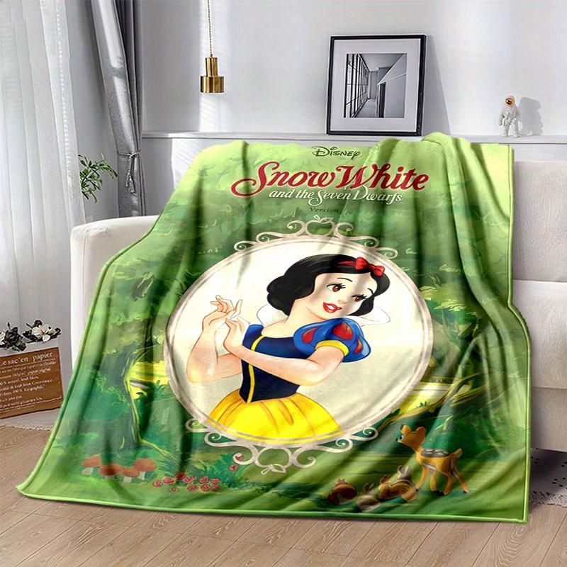 1pc, Snow White Home Decor Blanket, Flannel Throw for Your Living Room, Bedroom, and More! Perfect as a Sofa Blanket, Outdoor Blanket