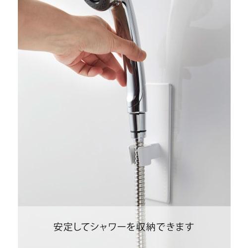 Yamazaki Tower Magnetic Bathroom Shower Hook, White, 5cm W X 5cm D X 16cm H, Model 3805