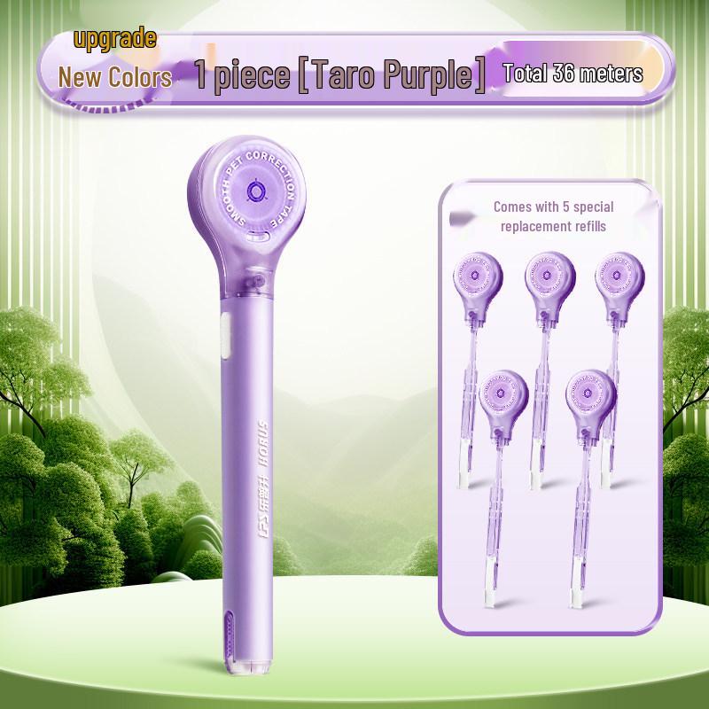 Portable Refillable Correction Tape Pen – Pen-Style, Large Capacity, Ideal for Students