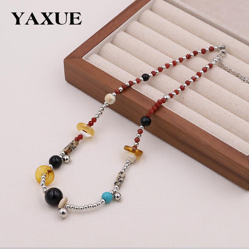 

Versatile Beaded Necklace: Women s Vacation Style & Personality European-American Jewelry Personality