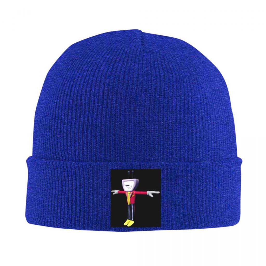 Deltarune Tenna TV Time Warm Knitted Cap Winter Knit Bonnet Hat Skullies Beanies Hip Hop Caps for Unisex