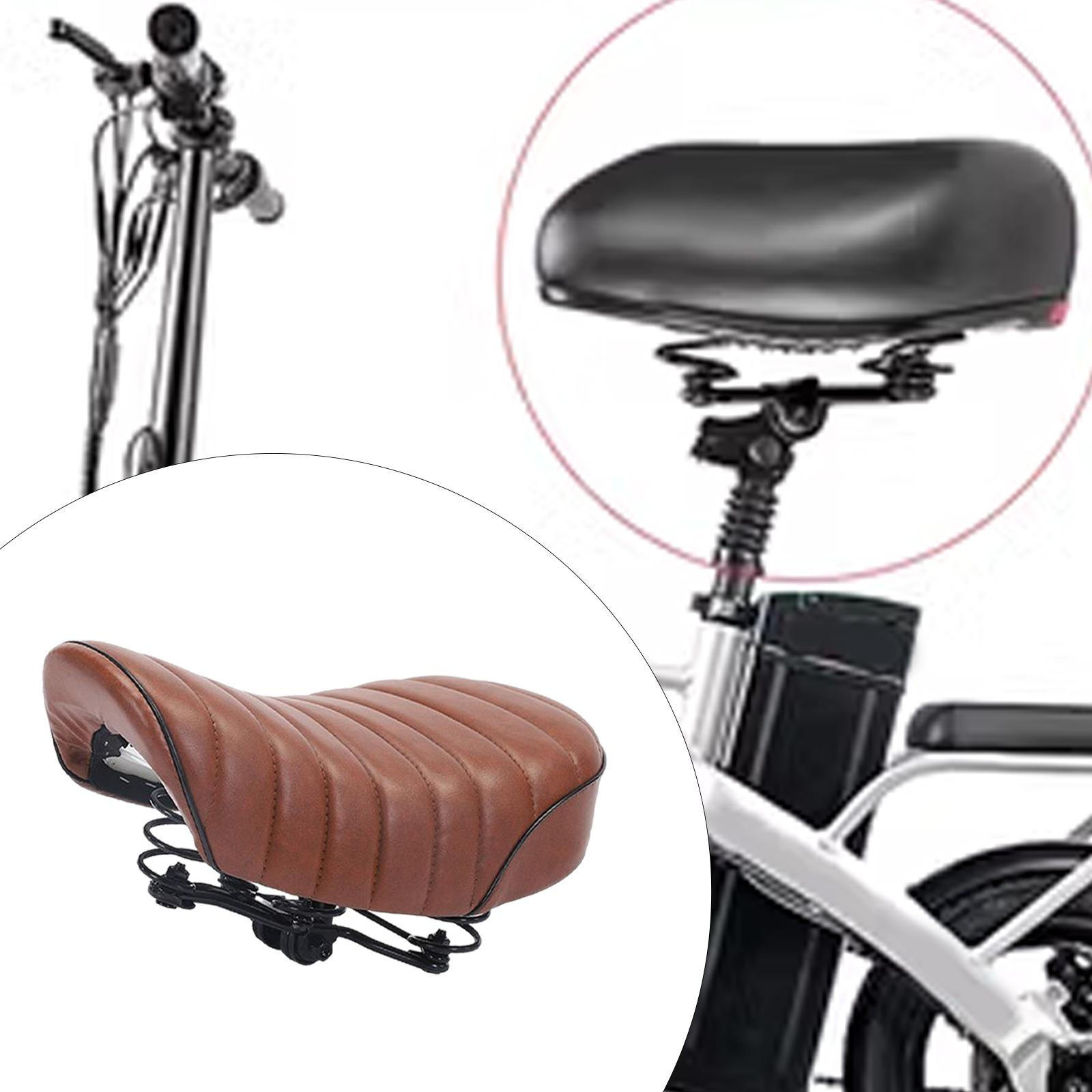 

Подушка для седла велосипеда для комфорта и поддержки при езде на велосипеде на открытом воздухе коричневый