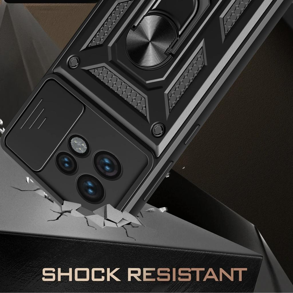 Etui Pancerne do Motorola Moto Edge 40 Neo 30 Fusion Ultra Osłona obiektywu Pierścień ochronny Magnetyczny uchwyt Biznes Pełna ochrona