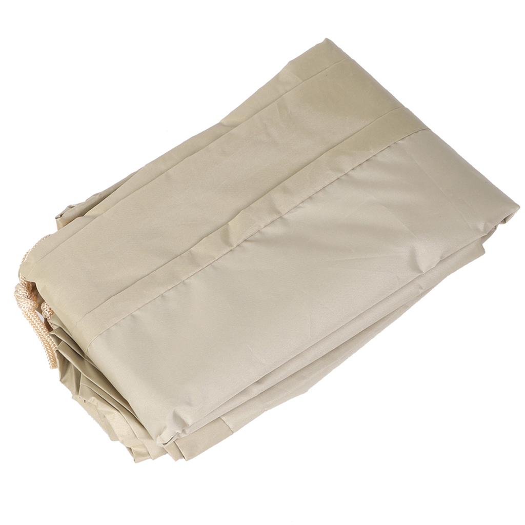 Waterproof Sturdy Covers Outdoor Deck Box Protective Cover Storage Benches Cover(Coffee)