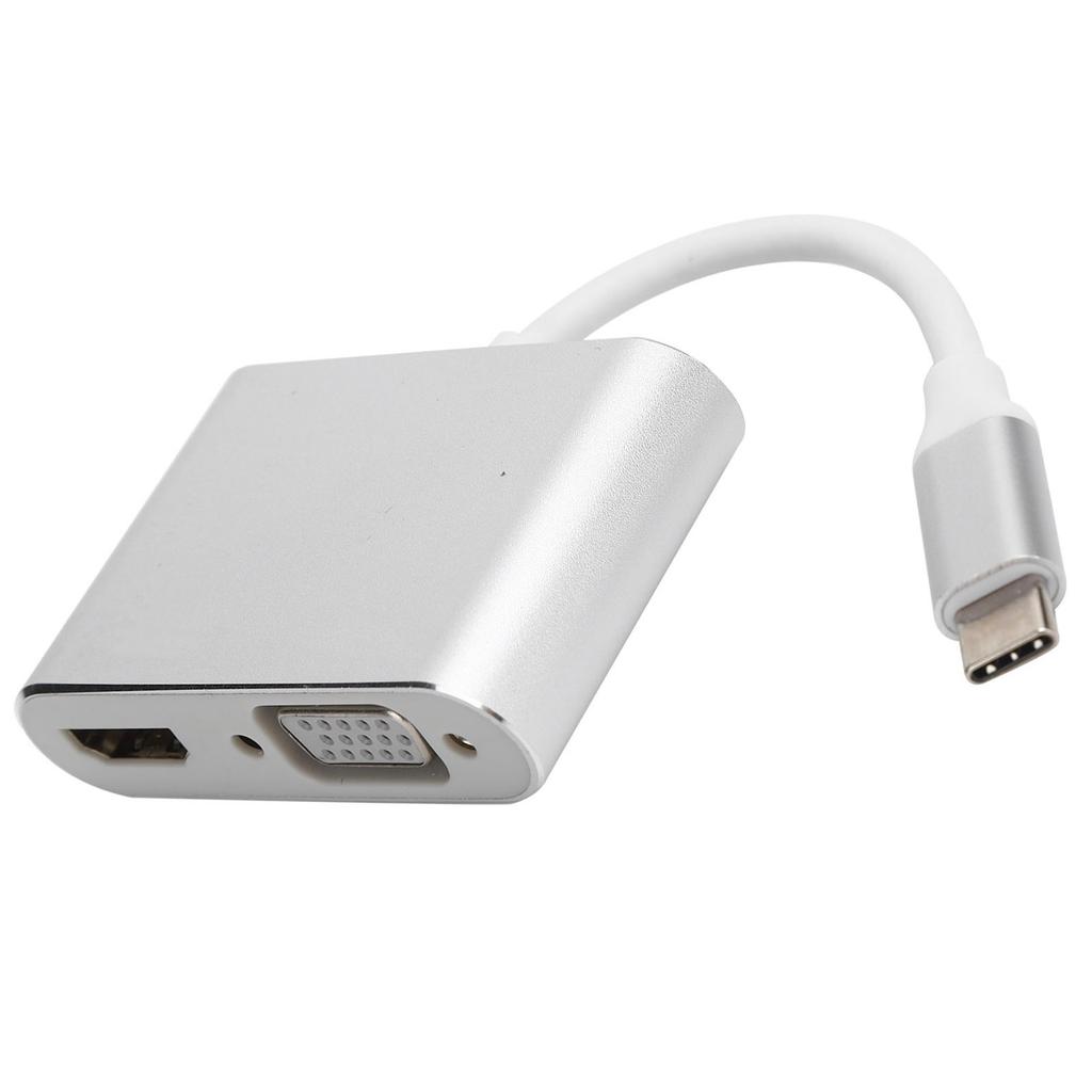 TypeC to HD Multimedia Interface VGA Video Converter Adapter Dock for Phones Laptops