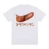 Bratwurst Funny Cat Meme Tshirts Unisex Unisexs Clothing Casual Humor Short Sleeve T Shirt Summer Pop Tshirt Streetwear