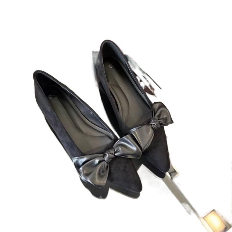 Spring 2025 New Pointed Thin Heel Buckle Bag Head Sandals Rear Air Middle Heel Fashion Women's Shoes