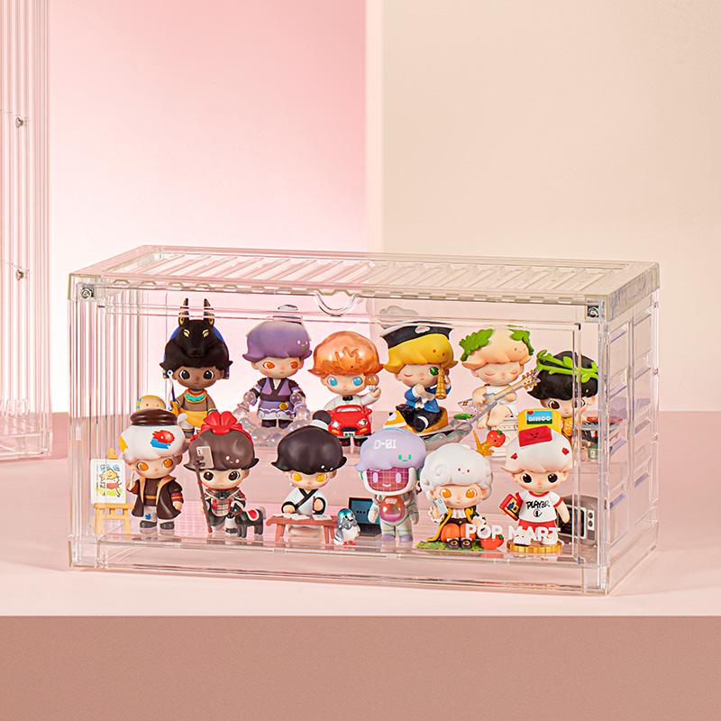 New POP MART Container Figure Transparent Display Case Model Accessories 220500135-1