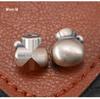 Sterling Silver S999 Wealth Attraction Beads - 3D Money Bag Design for DIY Bracelets
