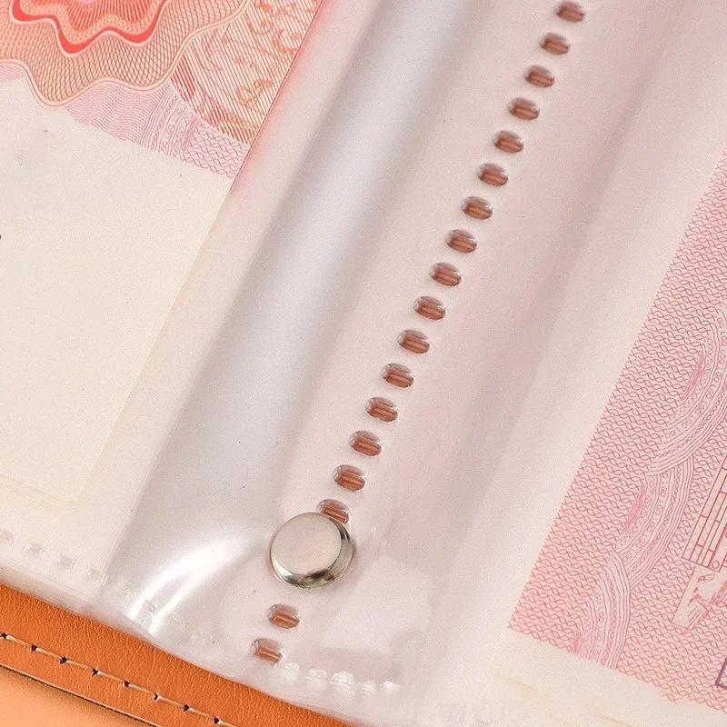 100 Pockets Cash Collect Book Savings Money Banknote Album Notebook Savings Binder Budget Savings Challenges Books Waterproof