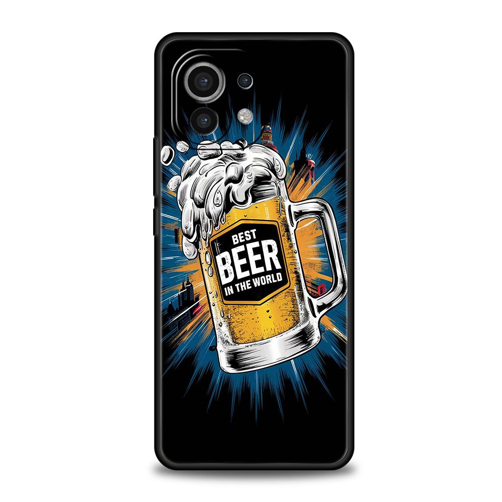 

Phone Case Cover for Xiaomi Mi 17 Pro Max 15 14 13 12 11 Ultra 15T 14T 13T 12T 11T Pro Lite Soft TPU Shell New Fun Beer Pattern Xiaomi 13 Lite