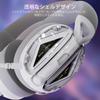ATTACK SHARK L60 Wireless Gaming Headset Headphones Connection Dual Port 50 Hours Battery 40mm 3D Surround Noise Detachable Transparent Compatible