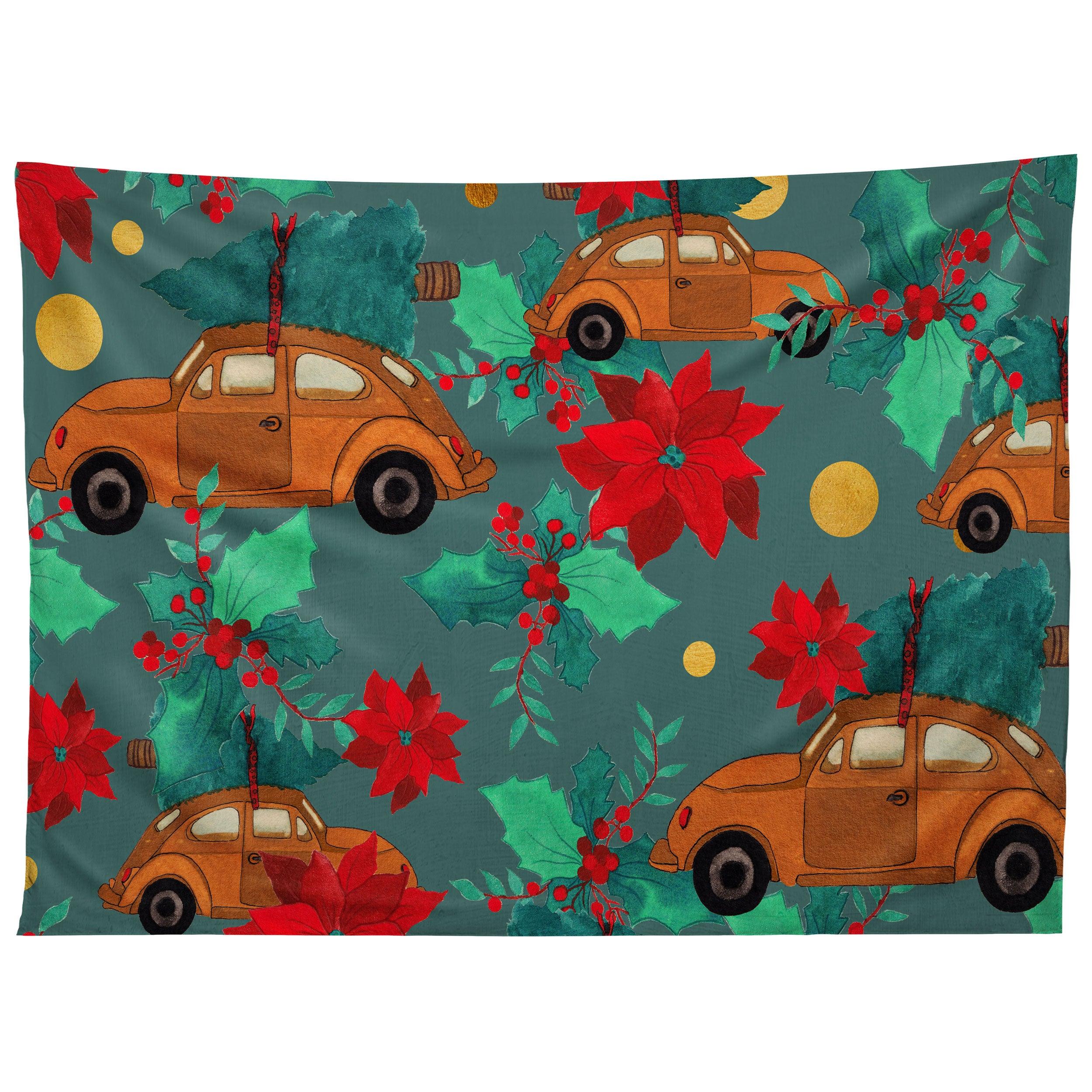 VINTAGE HOLIDAY2 tapestry 75x100