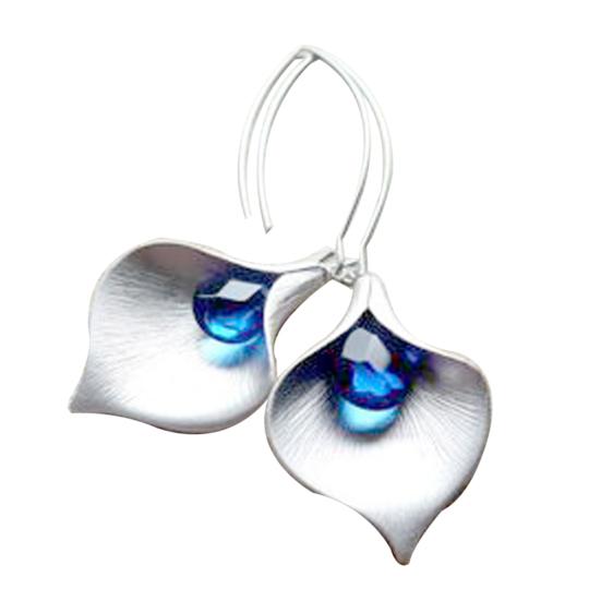 

Женский кулон в виде орхидеи, длинный крючок с подвеской, висячие серьги, ювелирные изделия, подарки