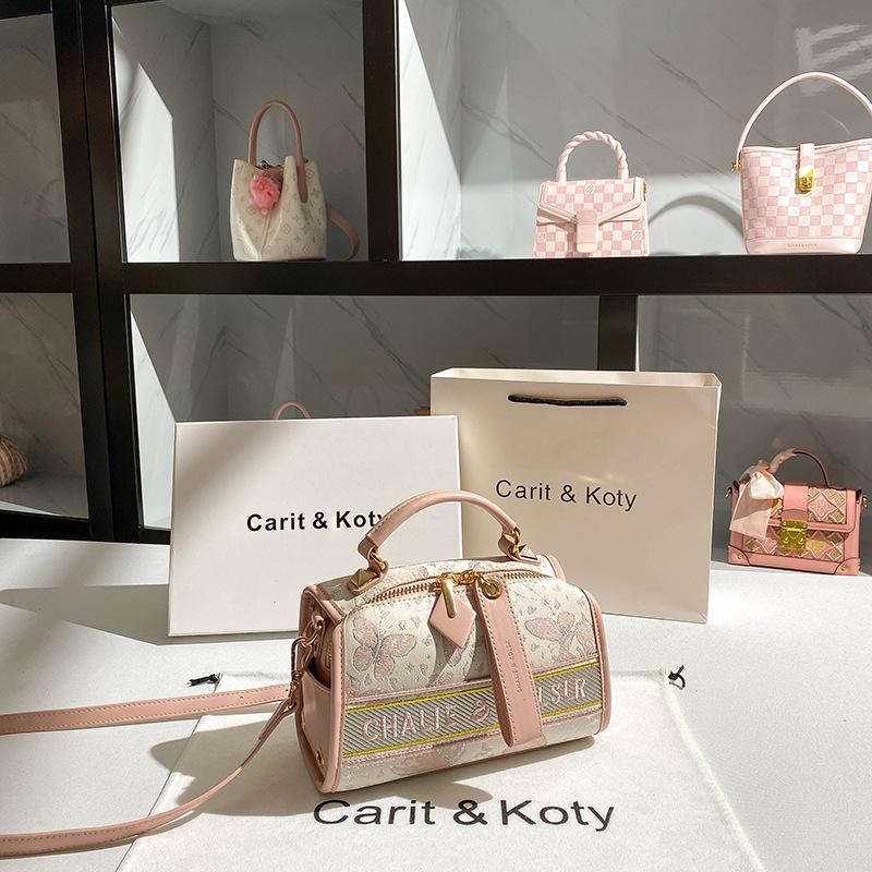 2024 Chinese Style Butterfly Boston Commuting Pillow Bag