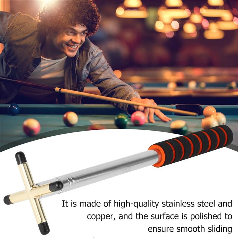 1 Set Stecca Telescopica per Biliardo con Testa Sostituibile Espandibile per Pool