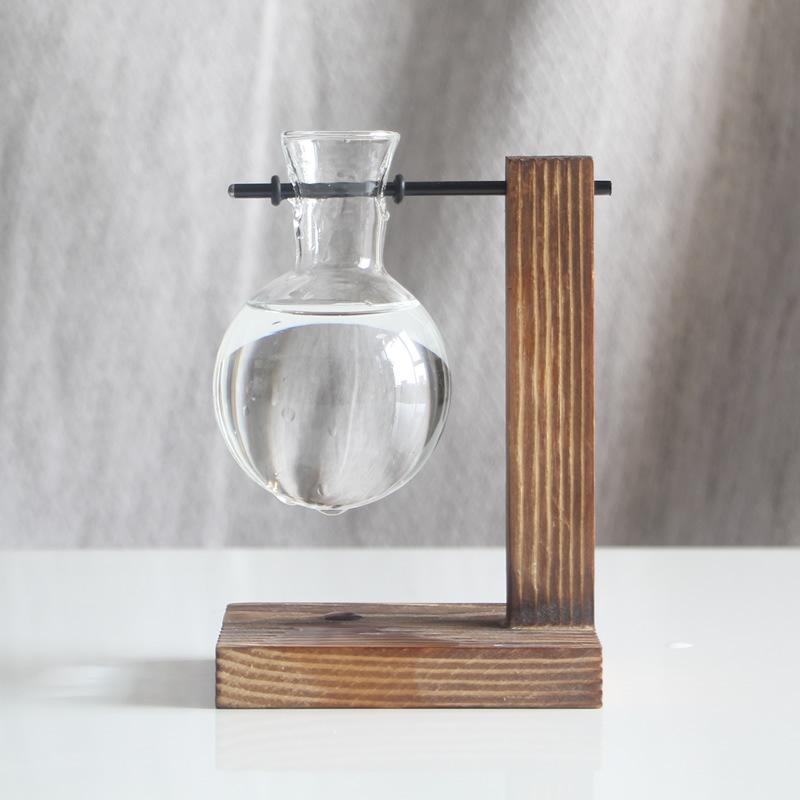 Hydroponic Plant Terrarium Vase High-quality Clear Glass Ornament for Home Desktop Office Table Decoration A2