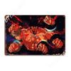 Hokuto No Ken Metal Signs Kitchen Cinema Kitchen Design Wall Decor Tin Sign Posters