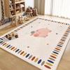 Cartoon Animation Imitation Cashmere Bedroom Carpet Living Room Bedside Rug Home Coffee Table Rug Non-slip Cozy Carpet
