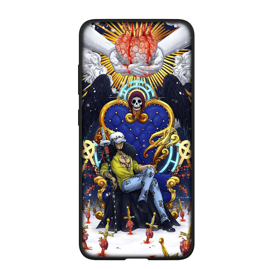 Handyhülle für iPhone 17 15 16 Plus Redmi Note 14 12 11 13 Pro Max Huawei P30 P20 Lite OPPO A60 A40 A80 A18 Poster One Piece Trafalgar Law Luffy Abdeckung