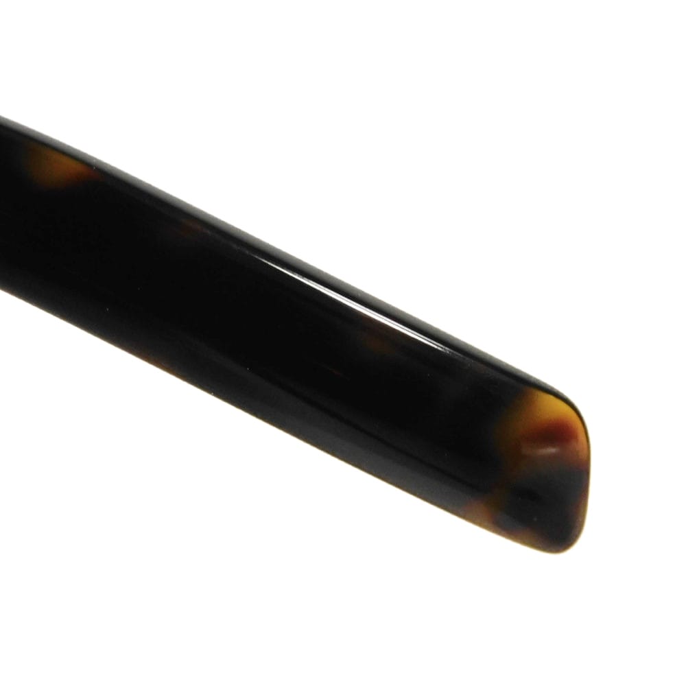 Used 11569 Square Shape Eyewear SPR11X-F 7968 Wellington Plastic Clear Black Demi Pattern Logo Acetate Havana Unisex