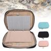 Jewelry Travel Case Ring Binder Storage Book with Clear Pockets Zippered Organizer for Necklace Earr