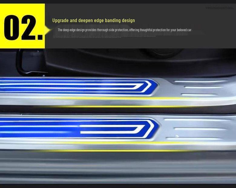 Stainless Steel Anti-Scratch Door Sill Protector for 2022-2025 Voyah Dreamer