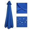 Umbrella Canopy Replacement Outdoor Sunshade Water Proof Polyester For 2.7m 6 Ribs Umbrella Frame Navy Blue