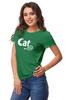 Inkmeso Crew Neck Cat Mom Graphic Tshirt Short Sleeve Women Cotton Tee