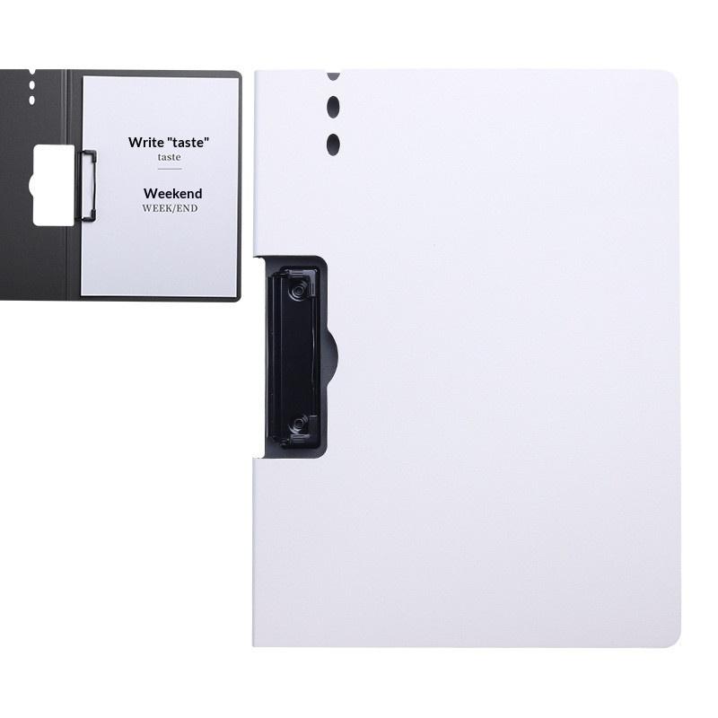 1Pc A4 File Folder With Cover - Document Organizer Clipboard For Business & School, Office Stationery Supplies, Paper Holder