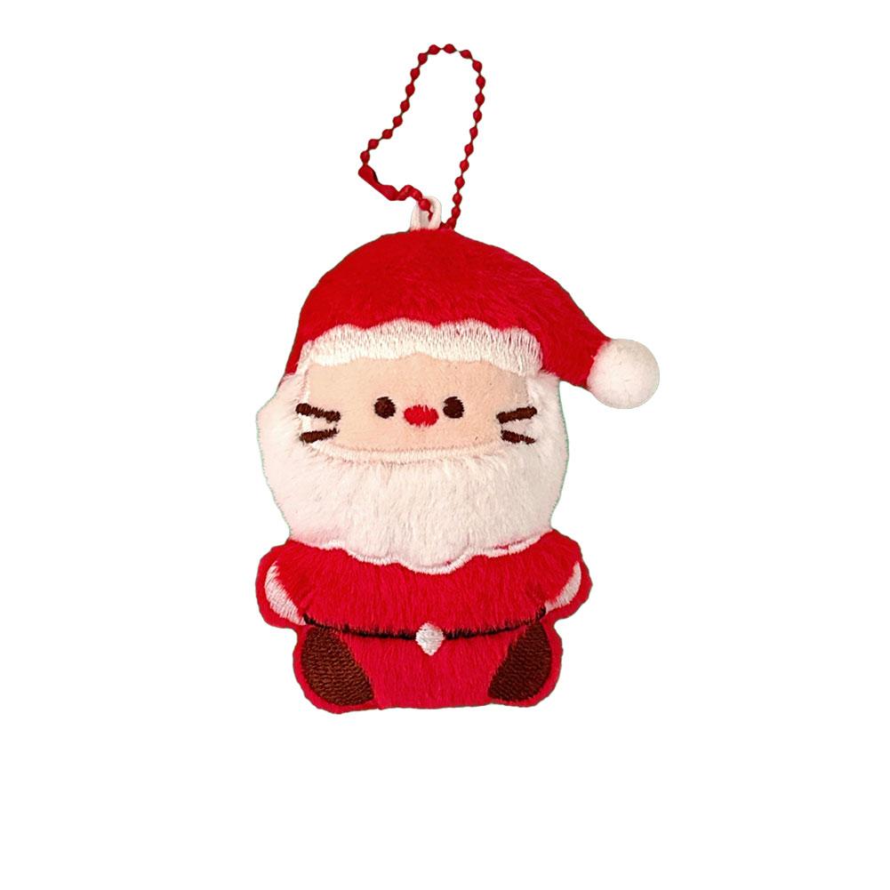 Cute Christmas Plush Doll Pendant Versatile Backpack Pendant Keychain Doll Pendant Santa Claus Elk Pendant Ornament Gifts