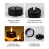 Solar Candles Flameless Fake Candle LED Lights For Outside 4 Pieces Waterproof Outdoor Decor For Halloween Decorations Pathway