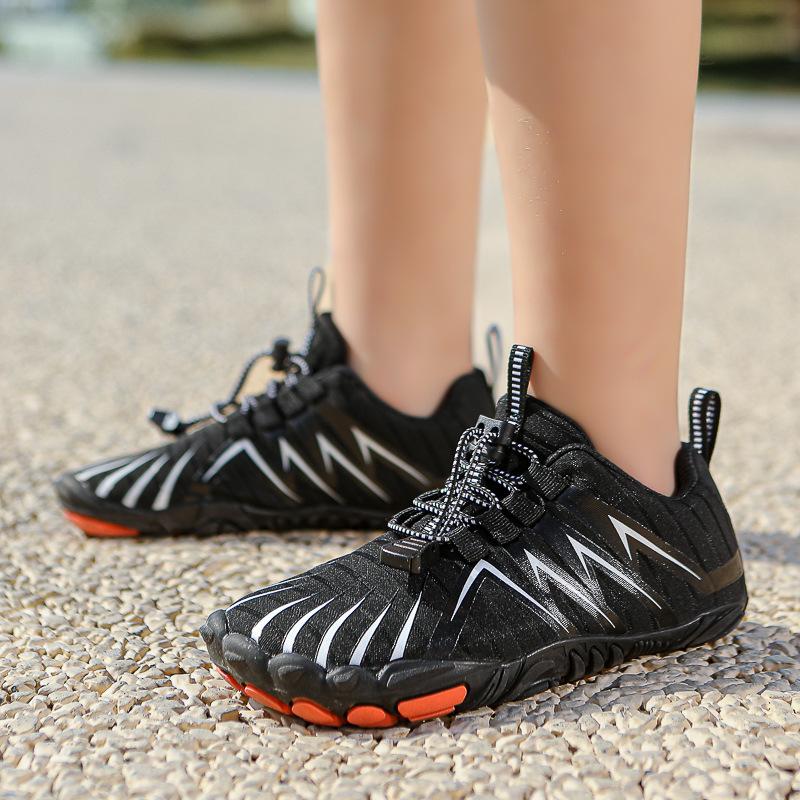 New Large Size Wading Thickened Outdoor Five-finger Hiking Shoes Couple Fitness Sports Stream Walking Shoes