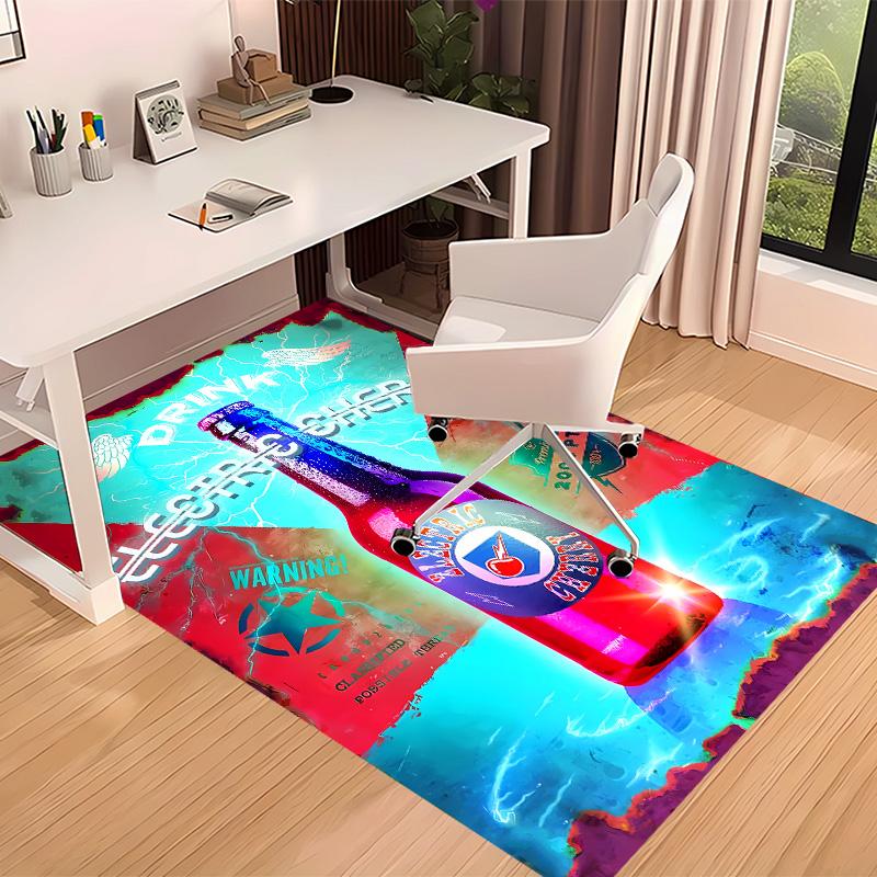 Call of Duty COD Perk A Cola Printed Absorbent Washable Carpet, Non-Slip Bathroom Mats, Kitchen Rugs, Yoga Mat,Living Room Entrance, Camping Picnic Ru